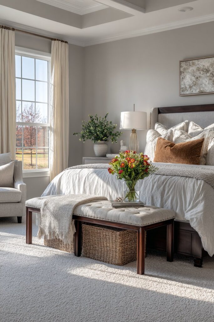 Spacious Master Retreat with Reading Corner