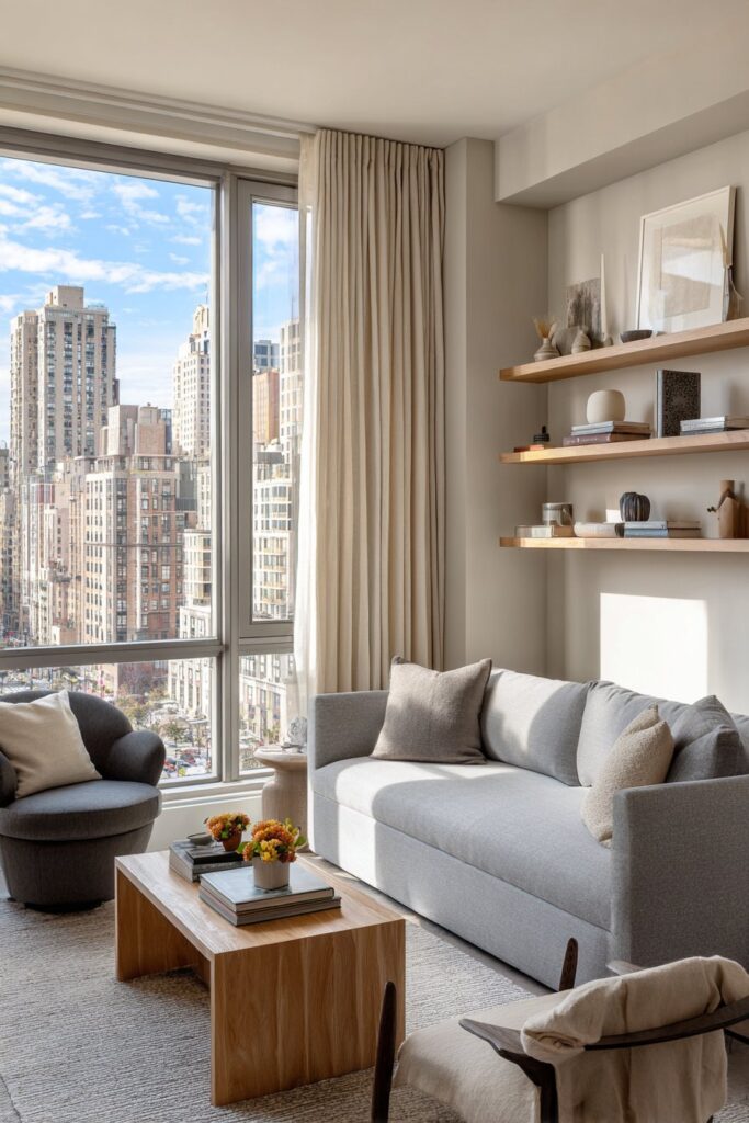 Classic Comfort with Soft Grey Sophistication