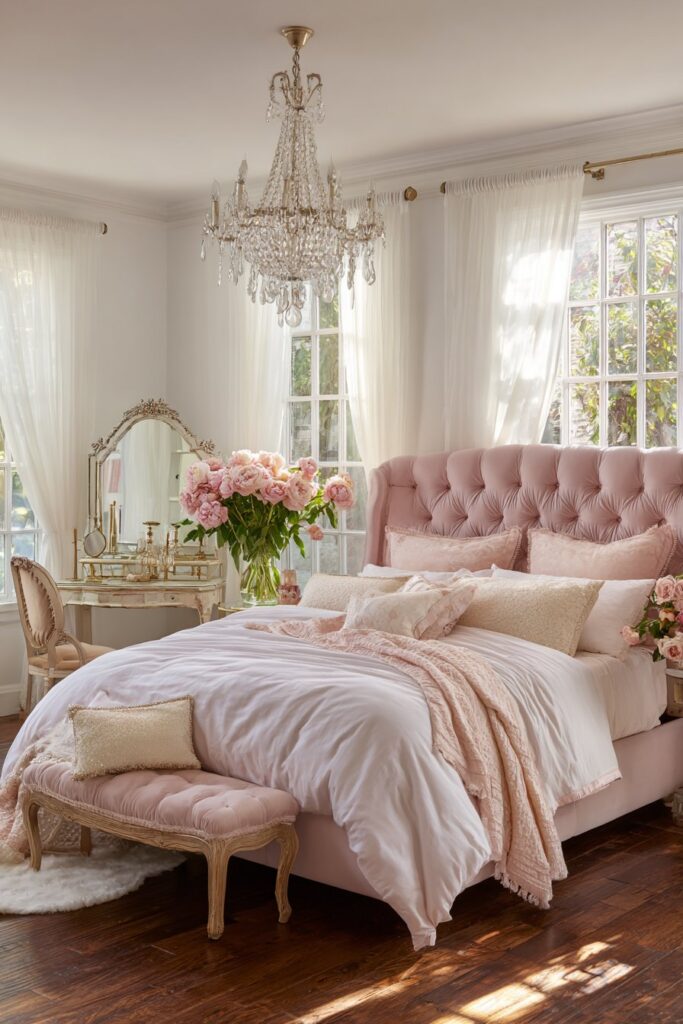  Romantic Tufted Headboard Bedroom Sanctuary