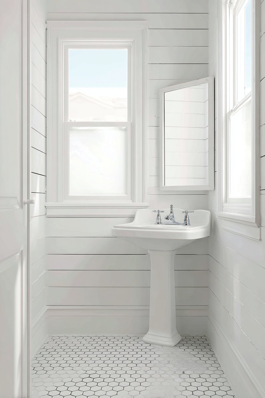 CLASSIC COASTAL WHITE SHIPLAP RETREAT