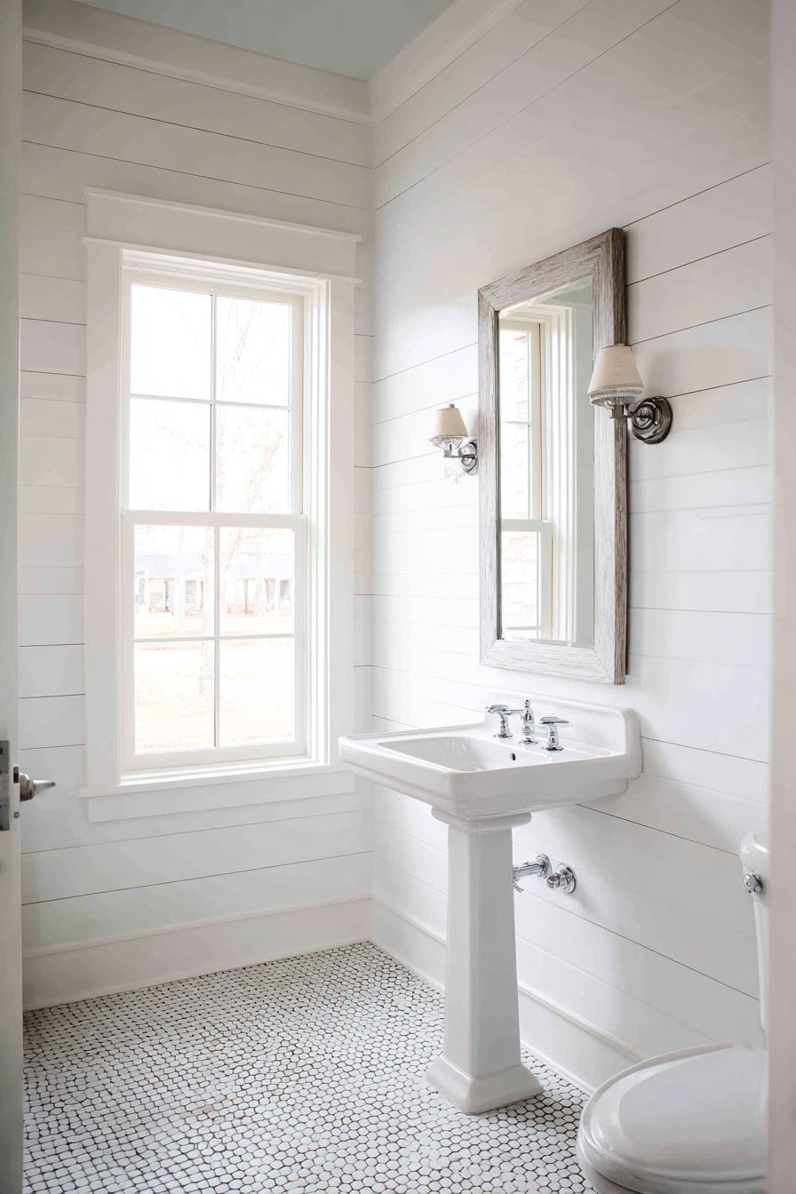 CLASSIC COASTAL WHITE SHIPLAP RETREAT