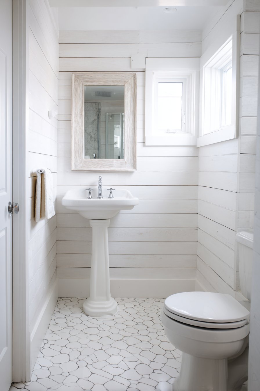 CLASSIC COASTAL WHITE SHIPLAP RETREAT