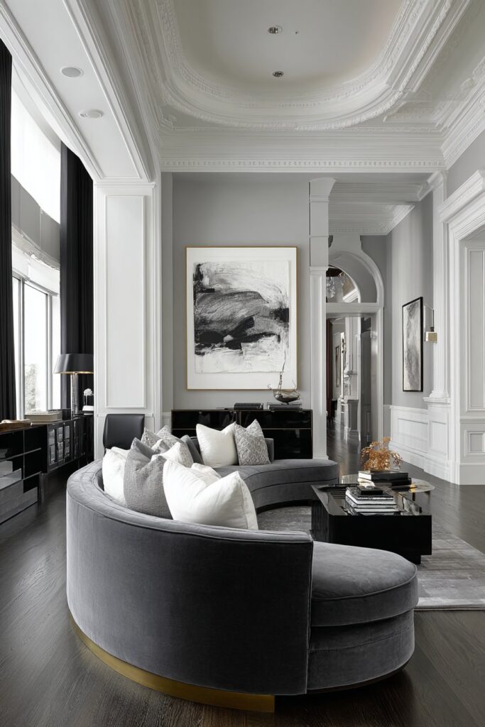 Luxurious Curves with High-Gloss Finishes