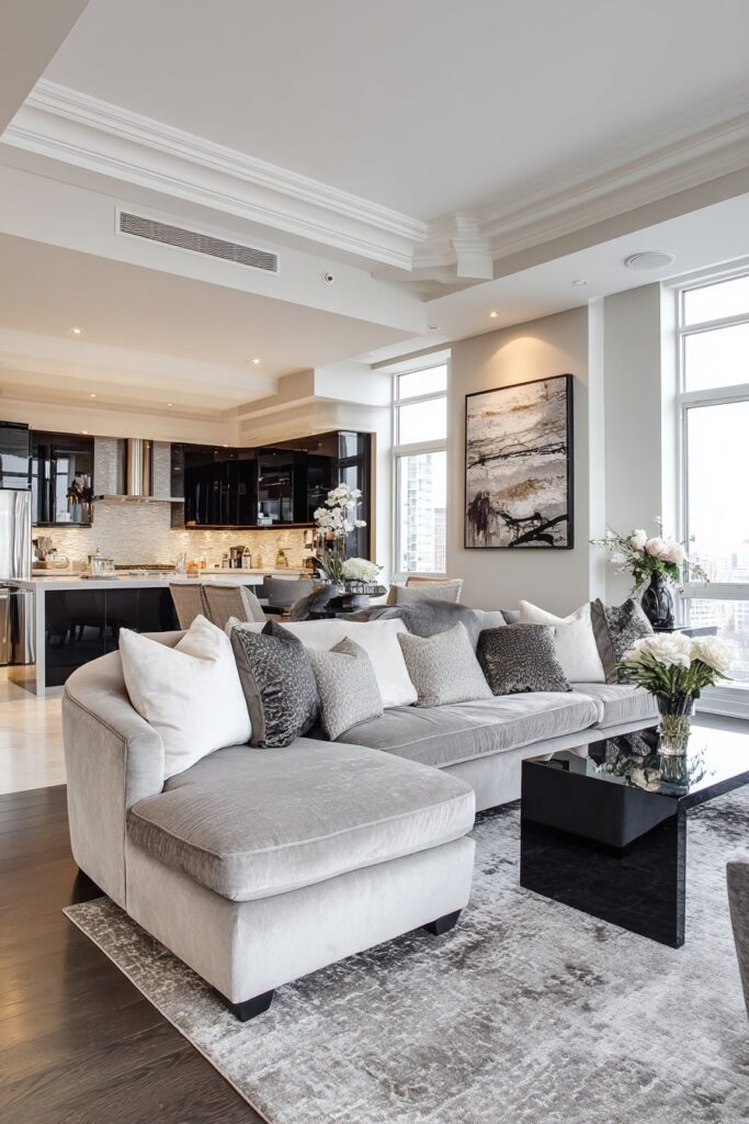 Luxurious Curves with High-Gloss Finishes