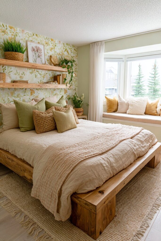 Biophilic Nature Retreat with Organic Serenity