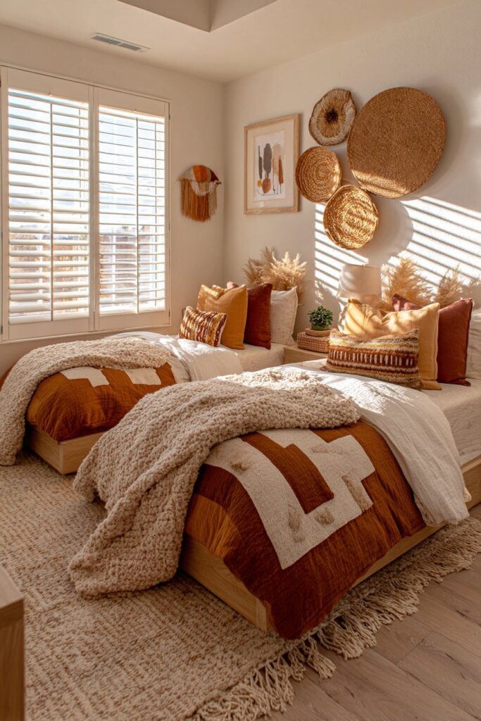 Bohemian Eclectic Shared Children's Room