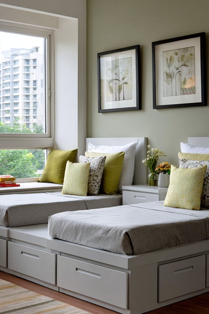 Contemporary Adaptable Growth-Friendly Bedroom