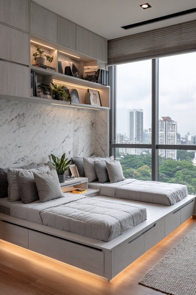 Contemporary Adaptable Growth-Friendly Bedroom