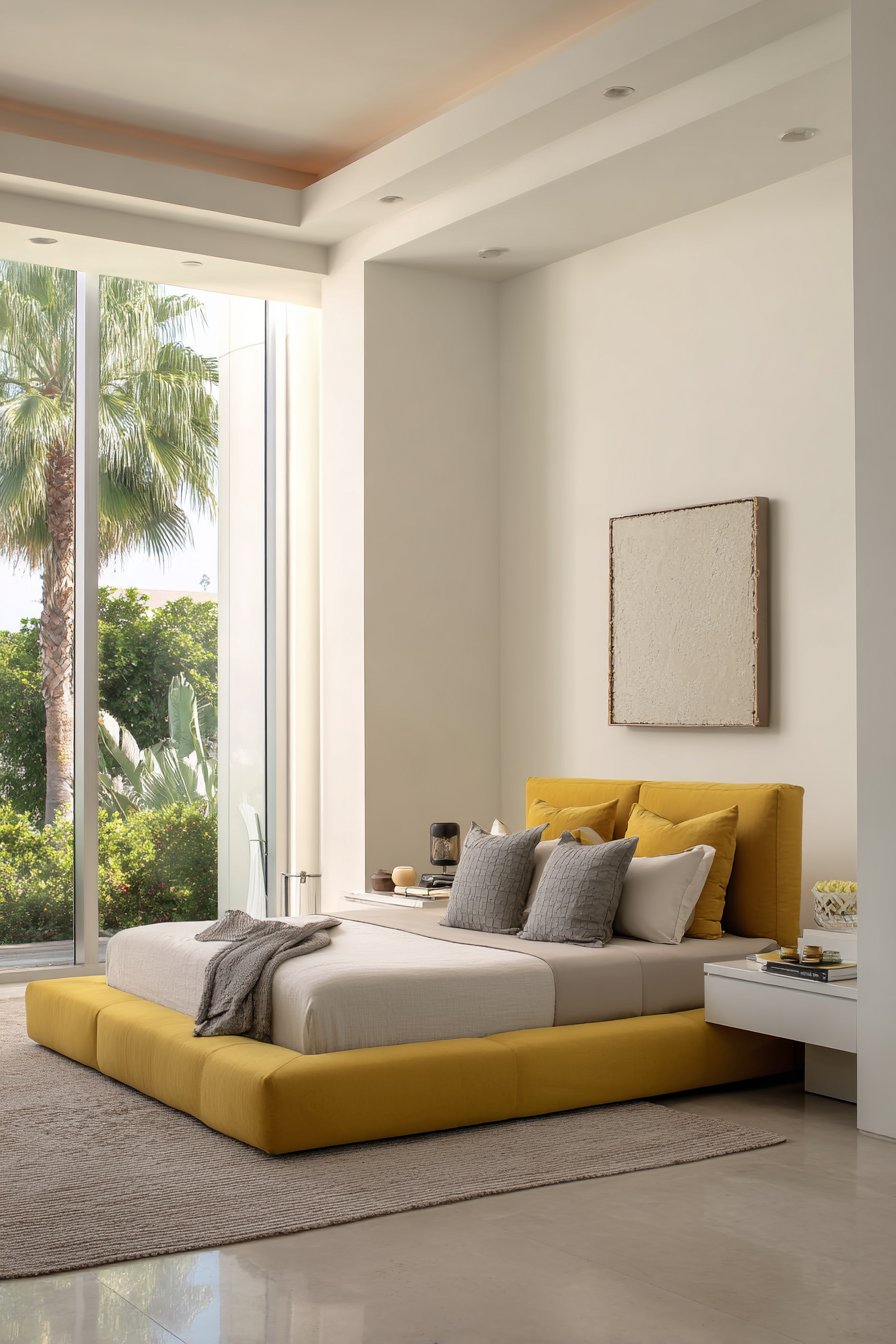 Modern Minimalist Mustard Statement