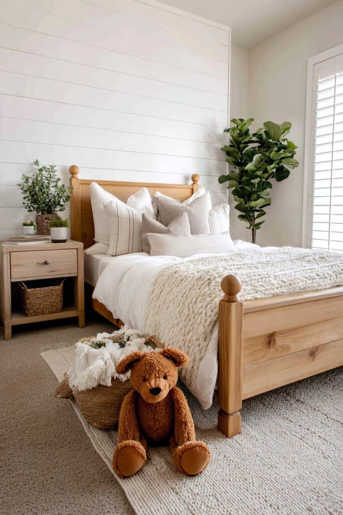 Modern Farmhouse Safety-Conscious Master Bedroom