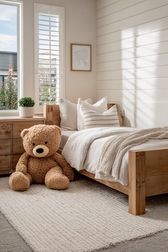 Modern Farmhouse Safety-Conscious Master Bedroom