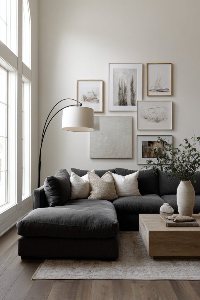 Statement Gallery Wall Reaching Skyward