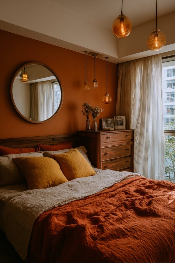 Terracotta Embrace with Vintage Warmth