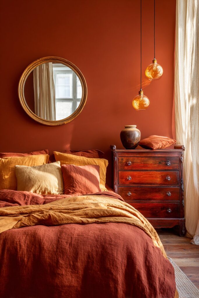 Terracotta Embrace with Vintage Warmth