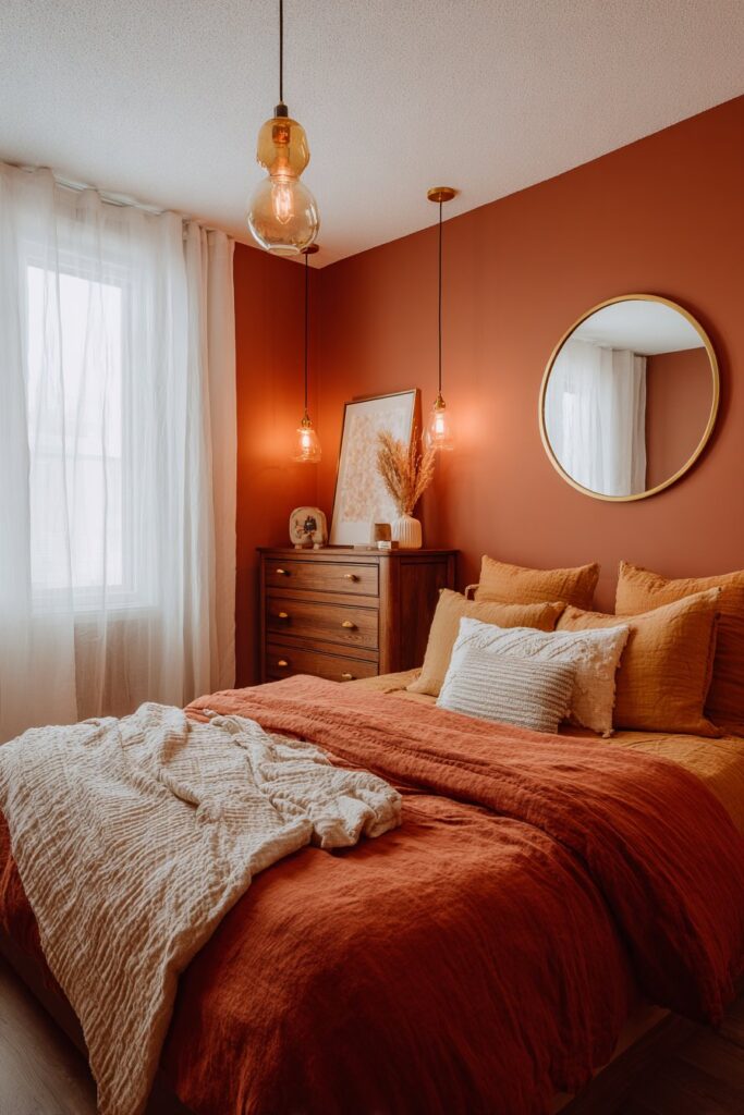 Terracotta Embrace with Vintage Warmth