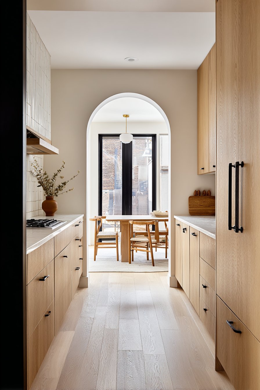 Scandinavian-Style Wide Archway Connection