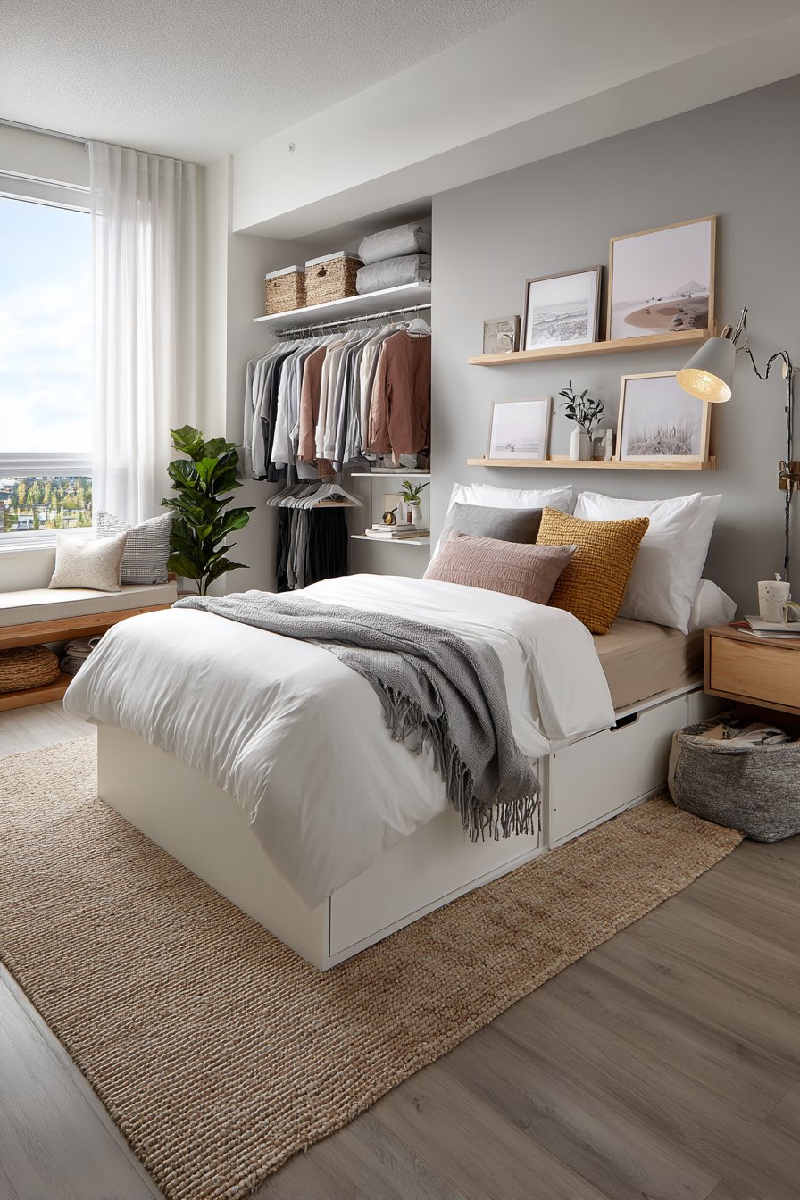 The Bedroom That Conquers Clutter with Style