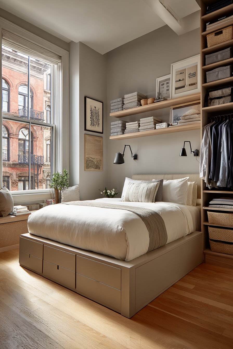 The Bedroom That Conquers Clutter with Style