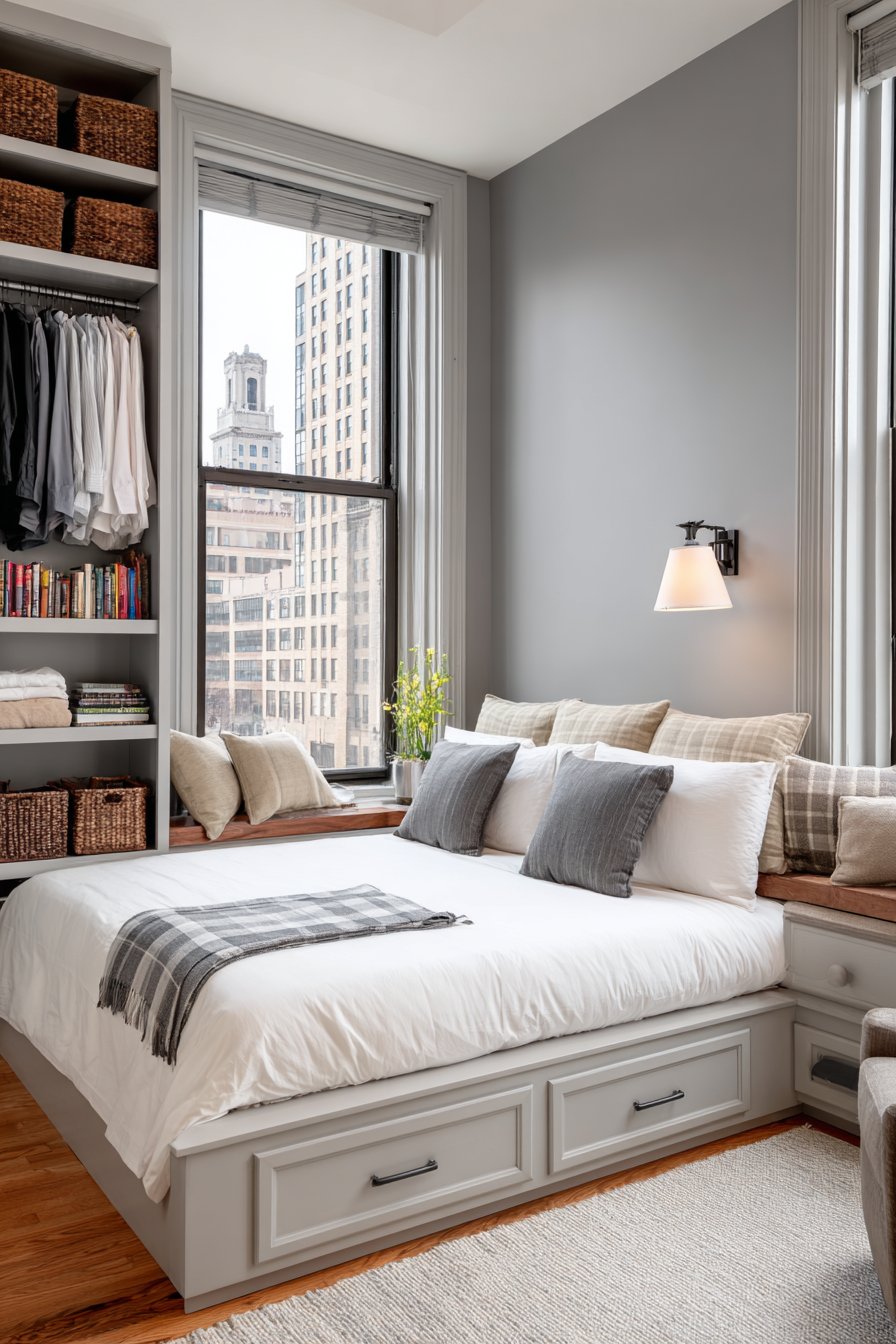 The Bedroom That Conquers Clutter with Style