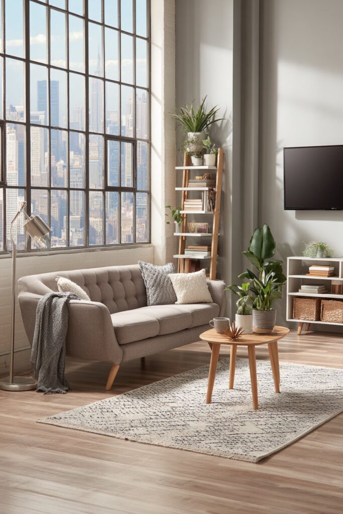 Scandinavian-Inspired Simplicity with Mid-Century Modern Flair