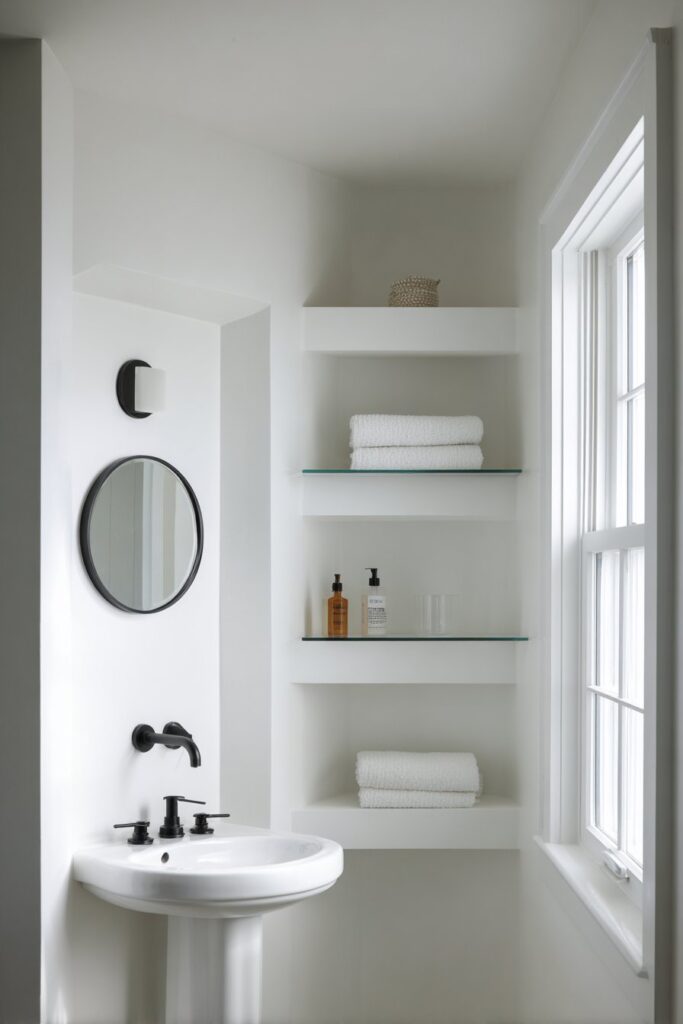 Recessed Storage and Angular Efficiency