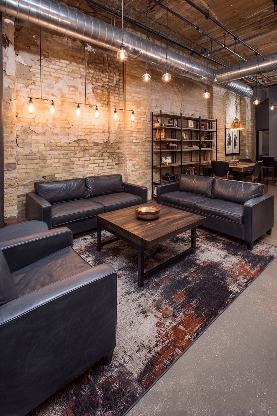  Industrial Loft with Raw Materials