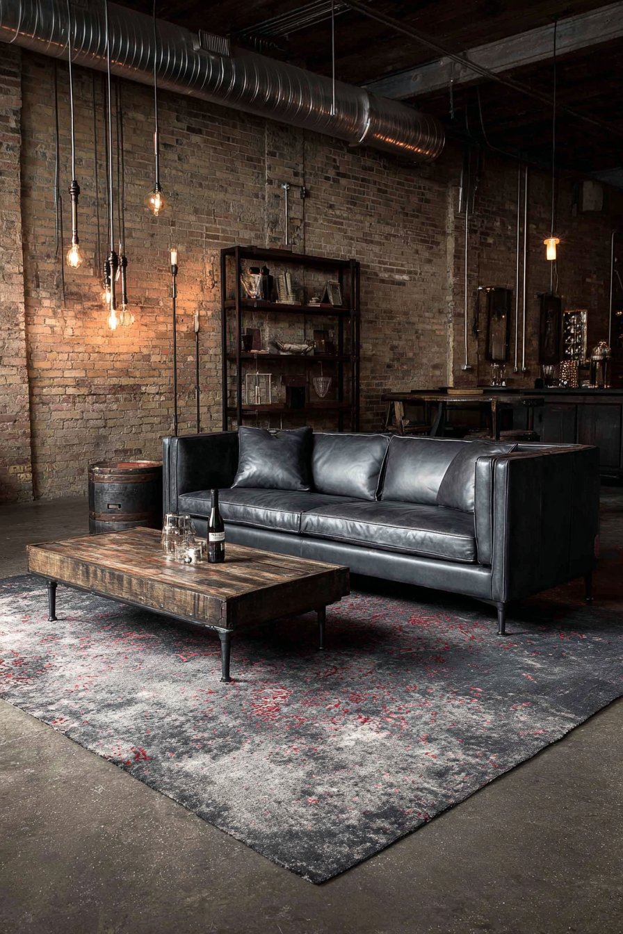  Industrial Loft with Raw Materials