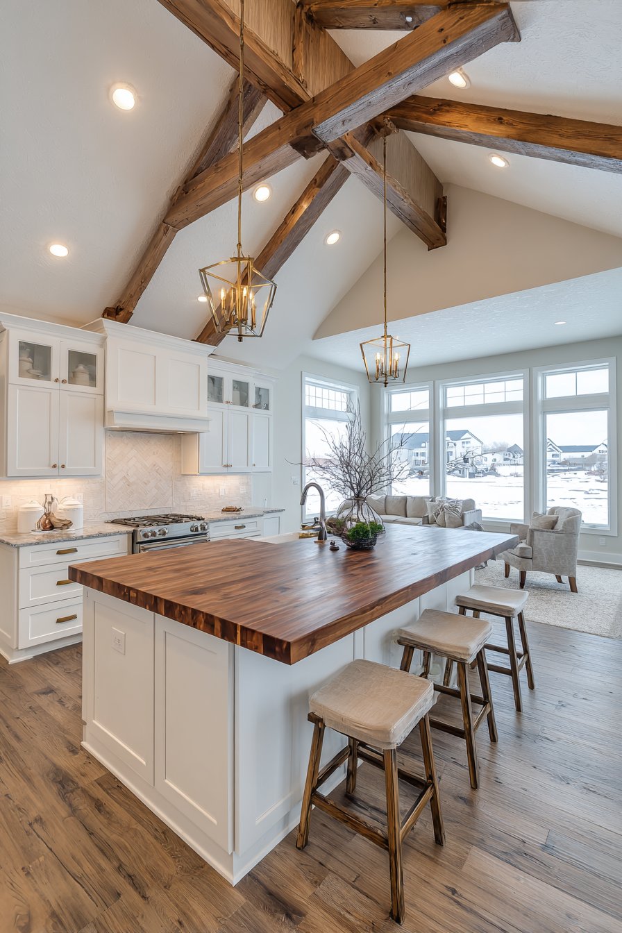 Modern Farmhouse with Breakfast Bar