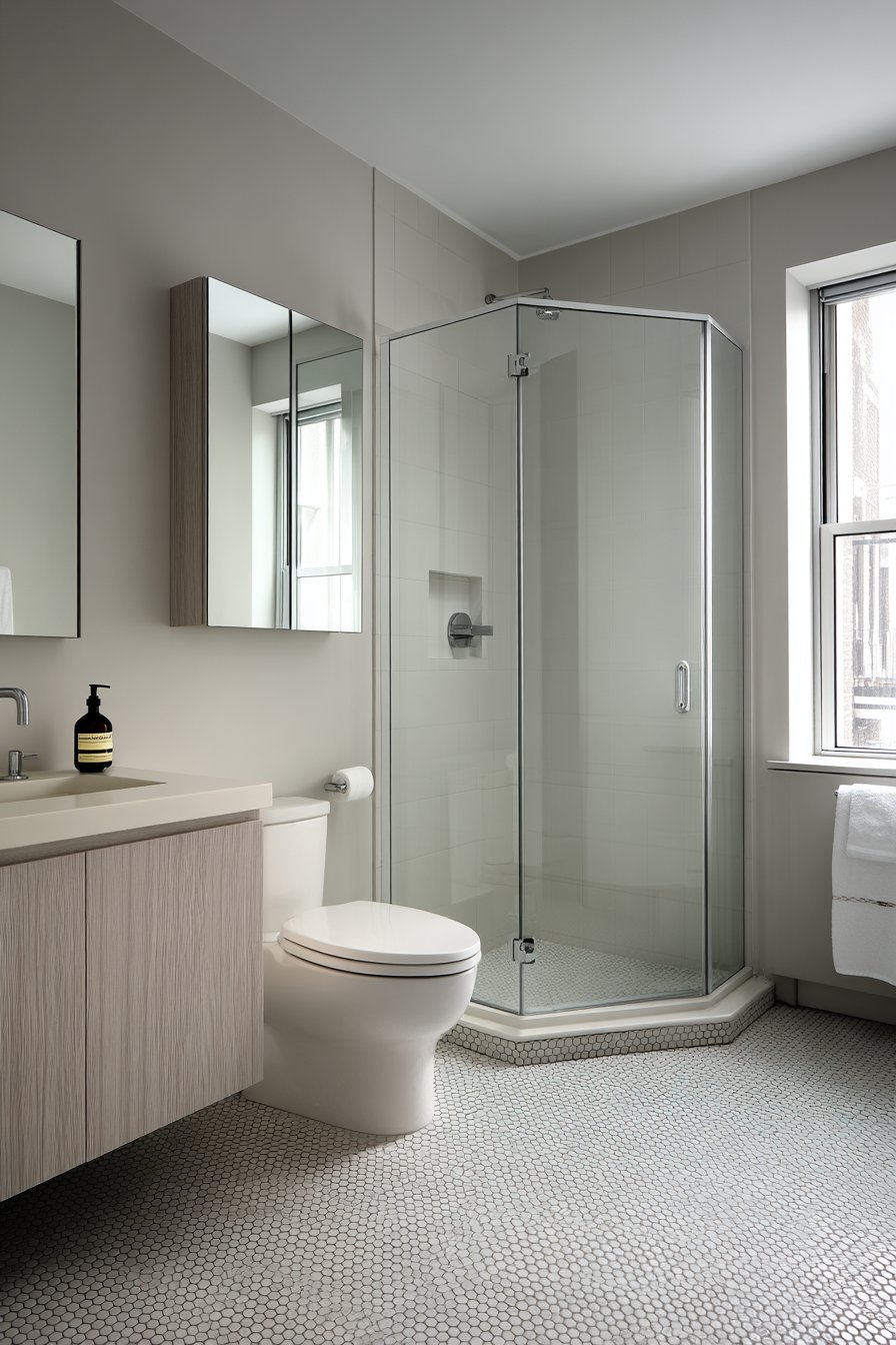 The Bathroom Where Transparency Creates Space