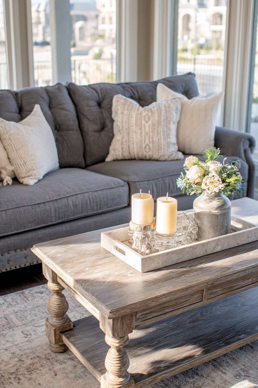 Elegant Coffee Table Styling as a Room Centerpiece