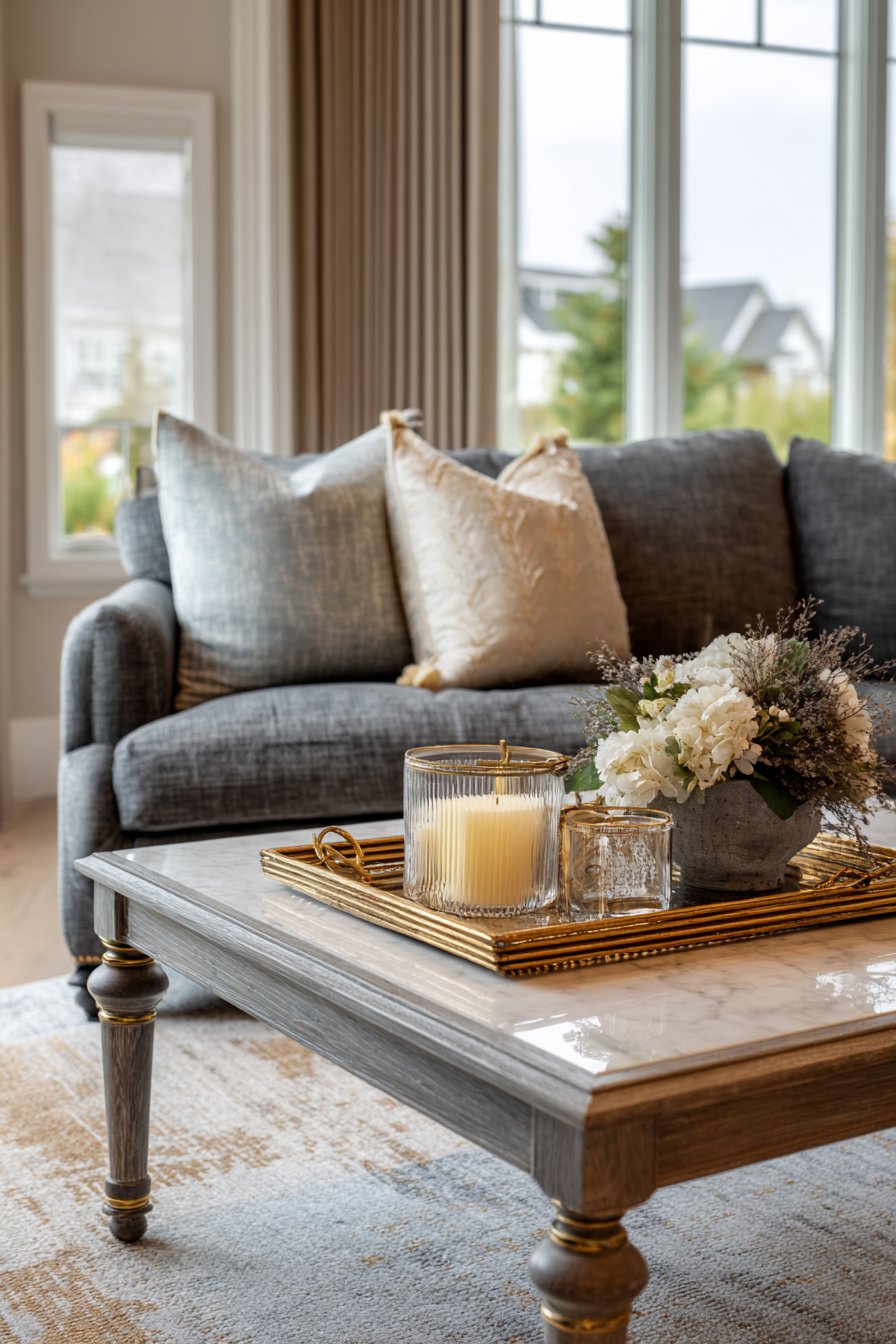 Elegant Coffee Table Styling as a Room Centerpiece