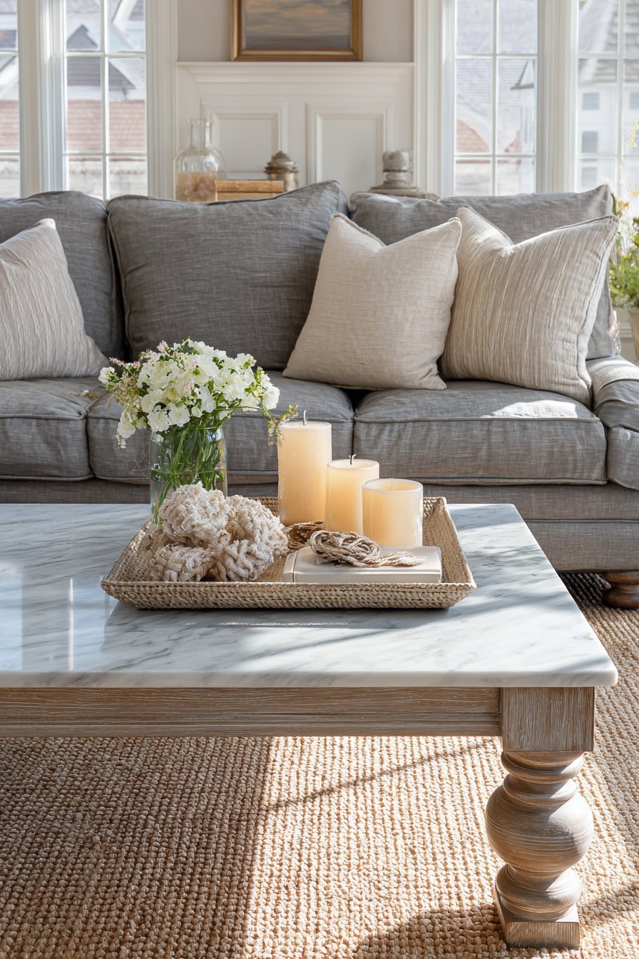 Elegant Coffee Table Styling as a Room Centerpiece