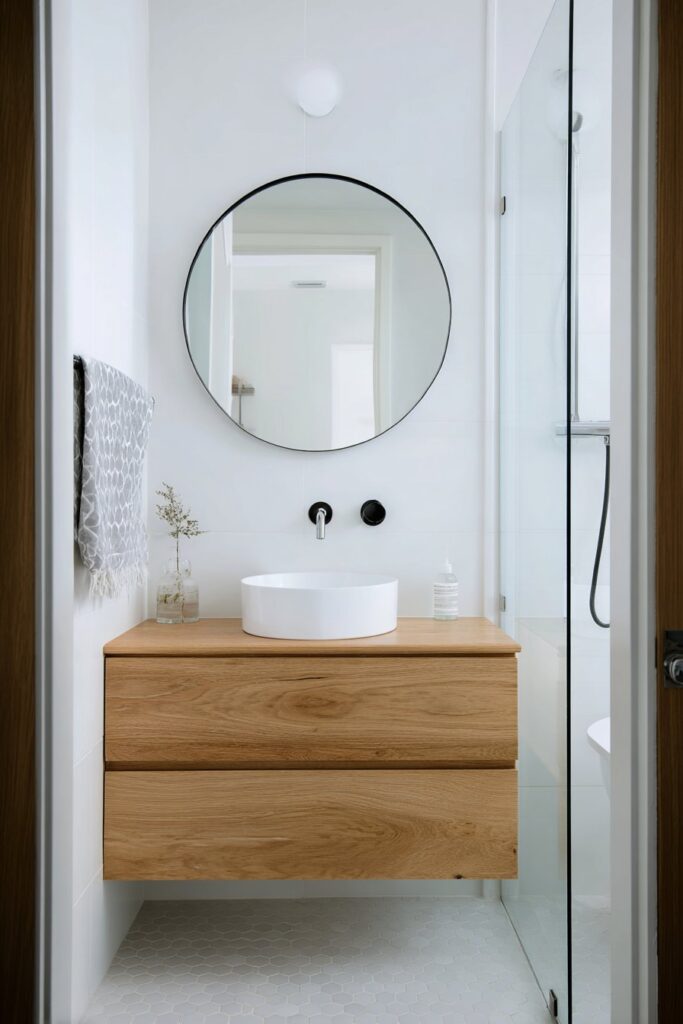 Light Oak Warmth and Hexagonal Interest