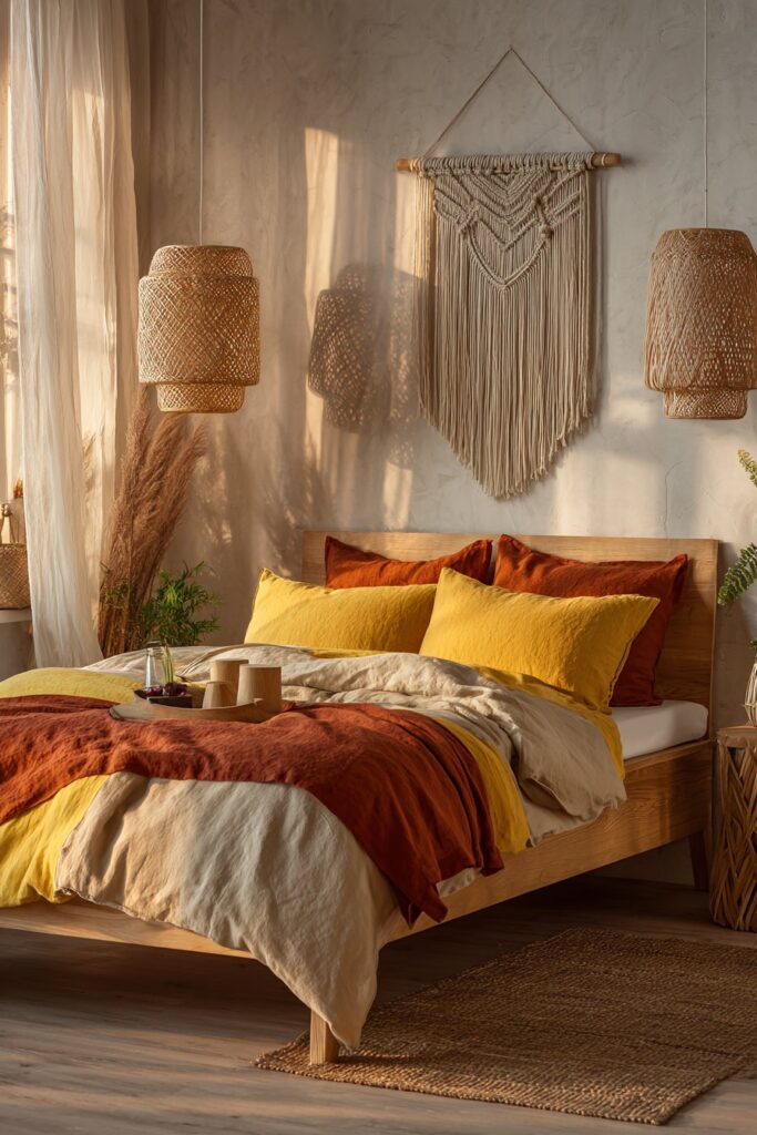 Scandinavian-Bohemian Fusion with Natural Materials