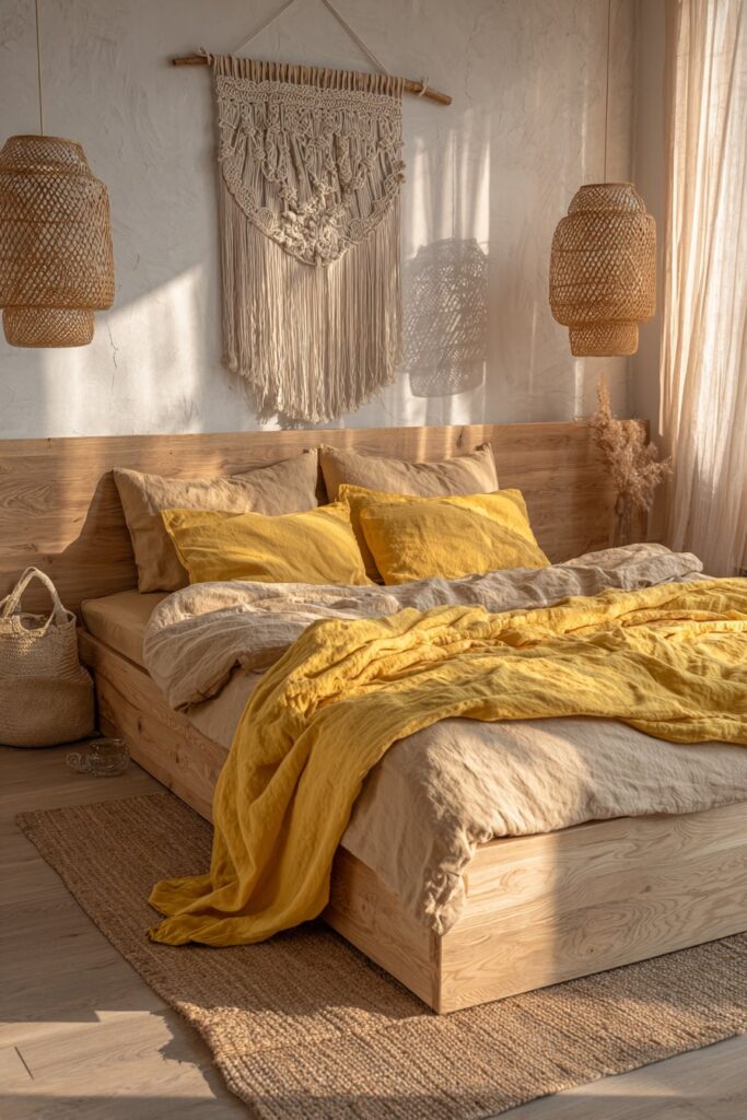 Scandinavian-Bohemian Fusion with Natural Materials