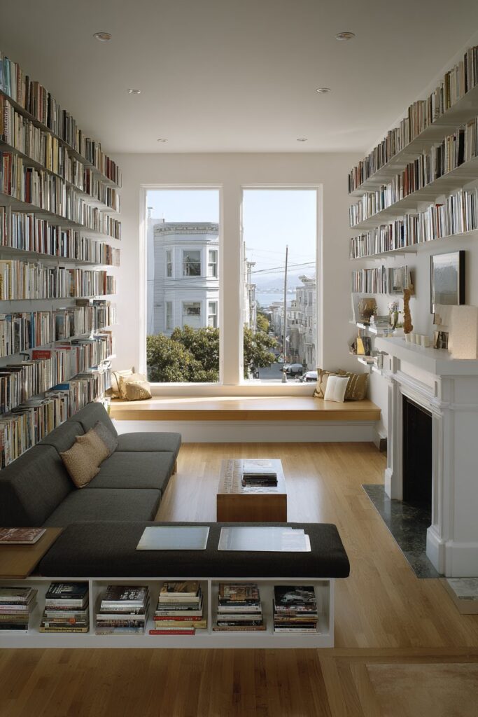 Built-In Storage Brilliance with Functional Elegance