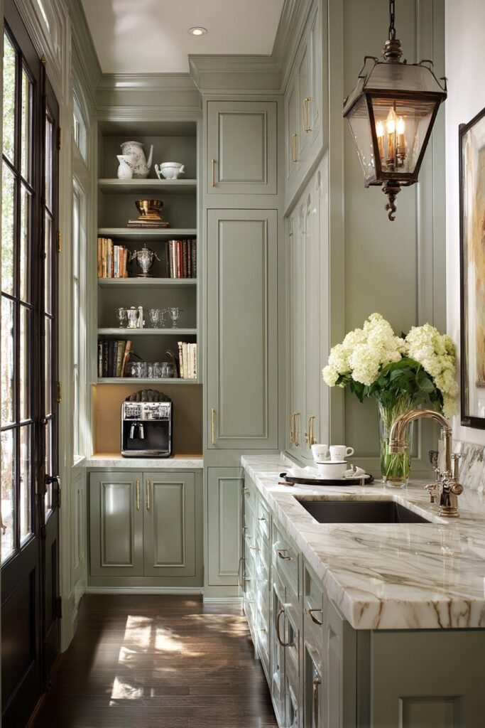 Sophisticated Beverage Station and Mixed Metals