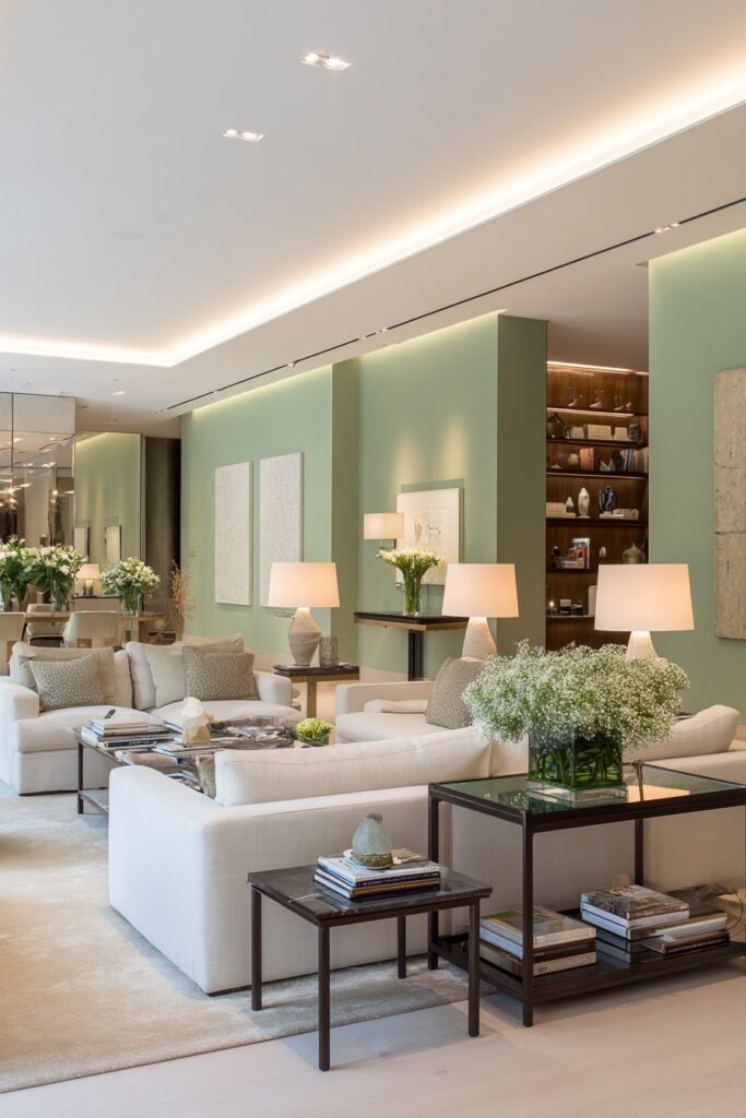 Contemporary Modular Flexibility with Sage Green Serenity