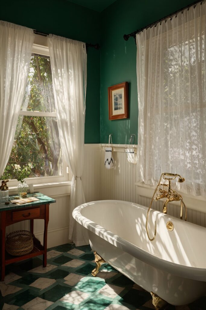 Traditional Clawfoot Tub Charm