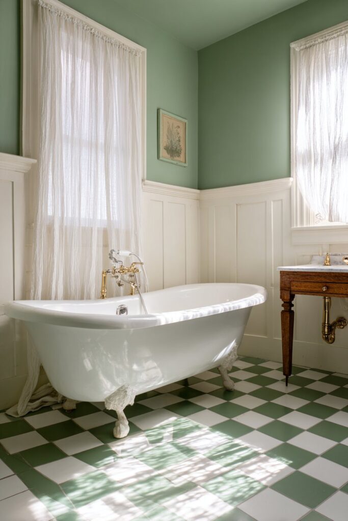 Traditional Clawfoot Tub Charm