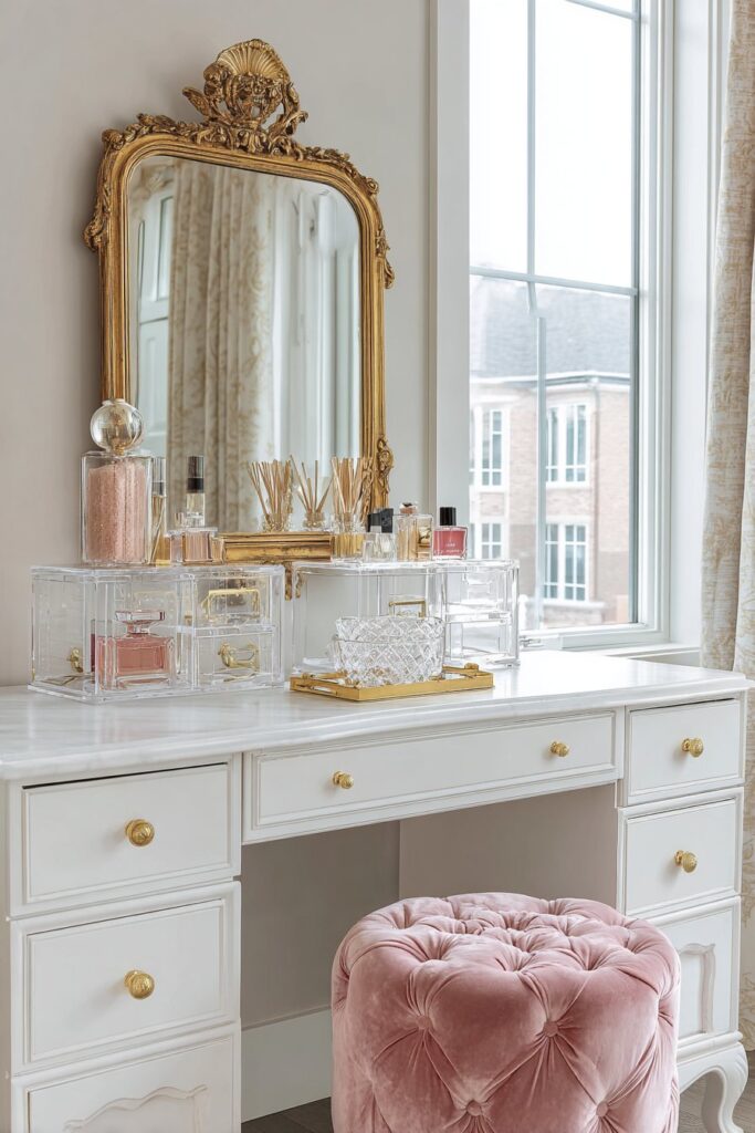 Elegant Vanity Station Setup