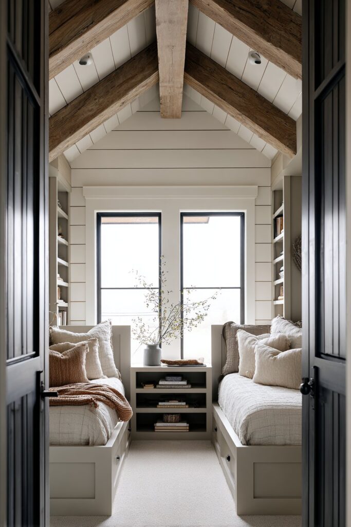 Gender-Neutral Symmetrical Shared Bedroom
