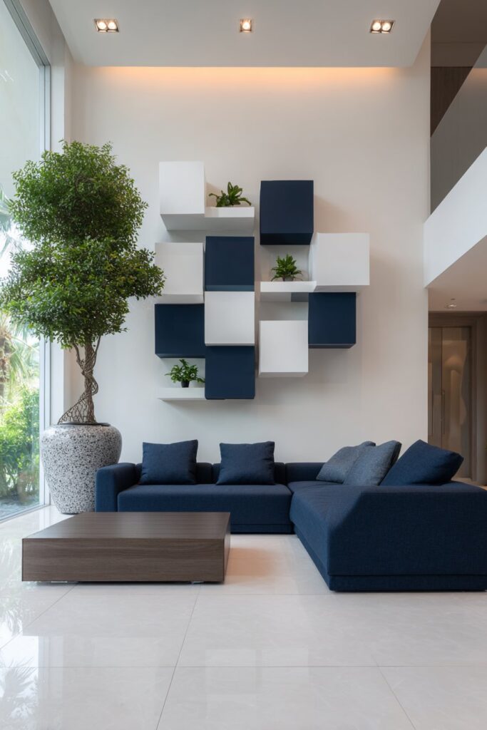 Compact Space with Vertical Storage Solutions