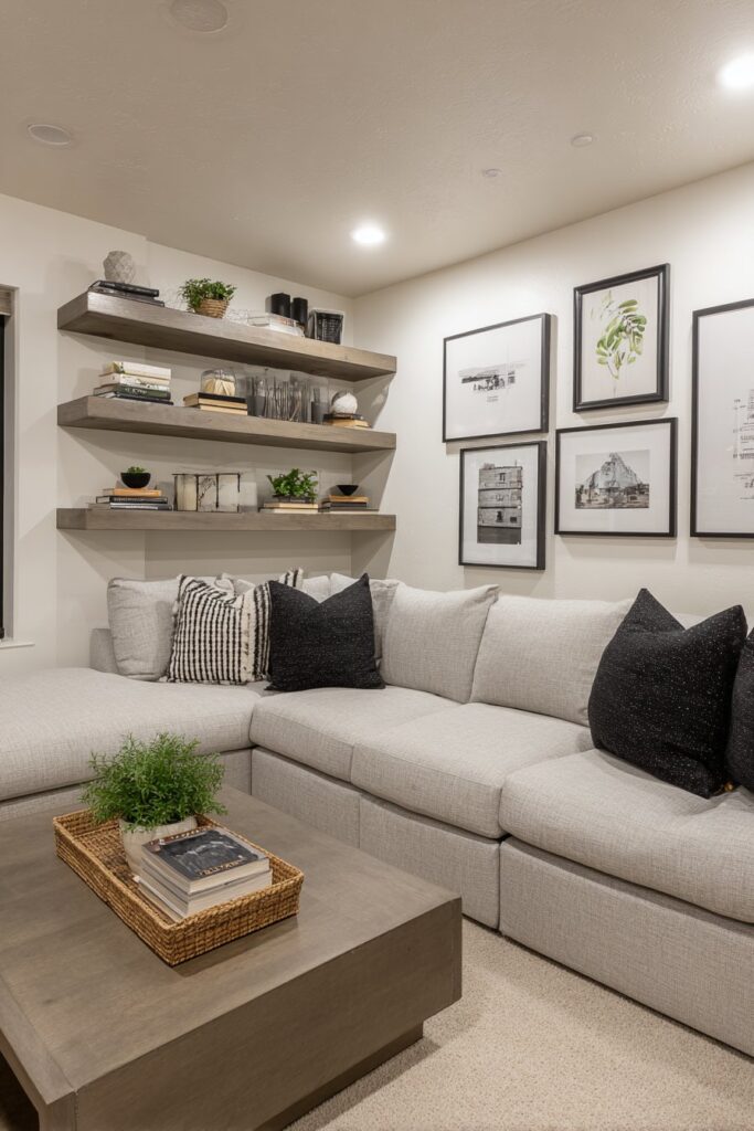 Transitional Gallery Wall Effect