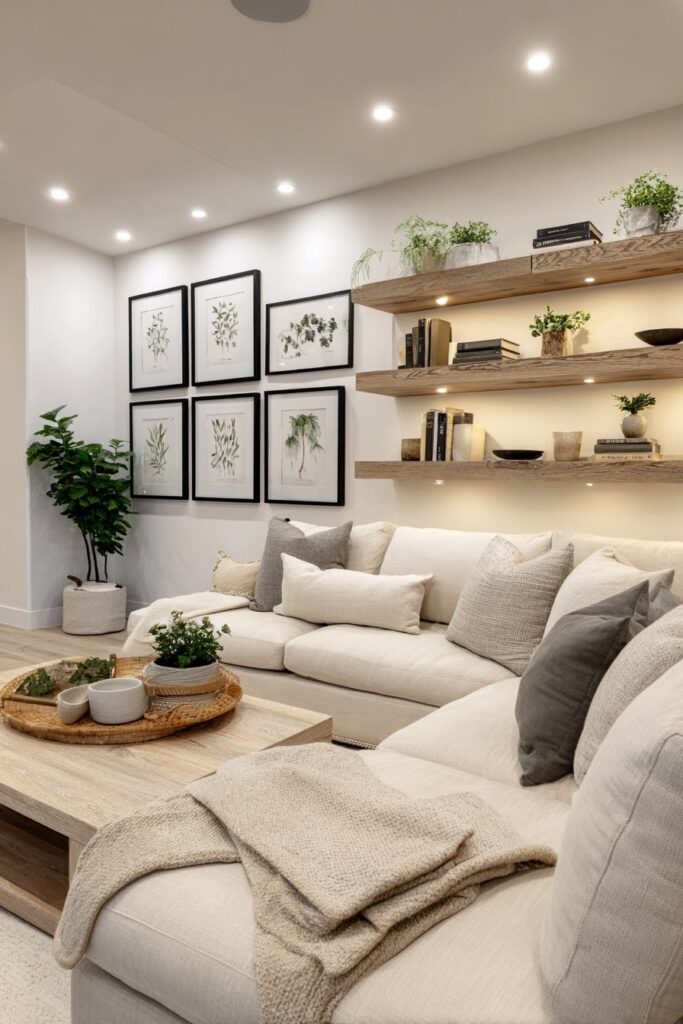 Transitional Gallery Wall Effect