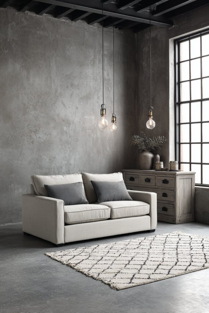 Industrial Urban Edge with Raw Materials