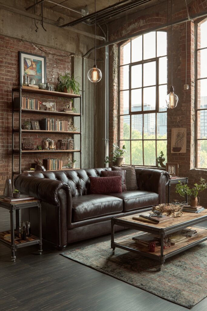 Industrial-Modern Edge with Authentic Material Character