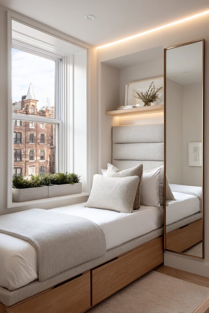 The Vertical Storage Solution with Extended Headboard