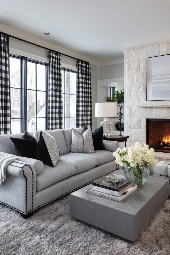 Transitional Blend of Traditional and Modern Elements