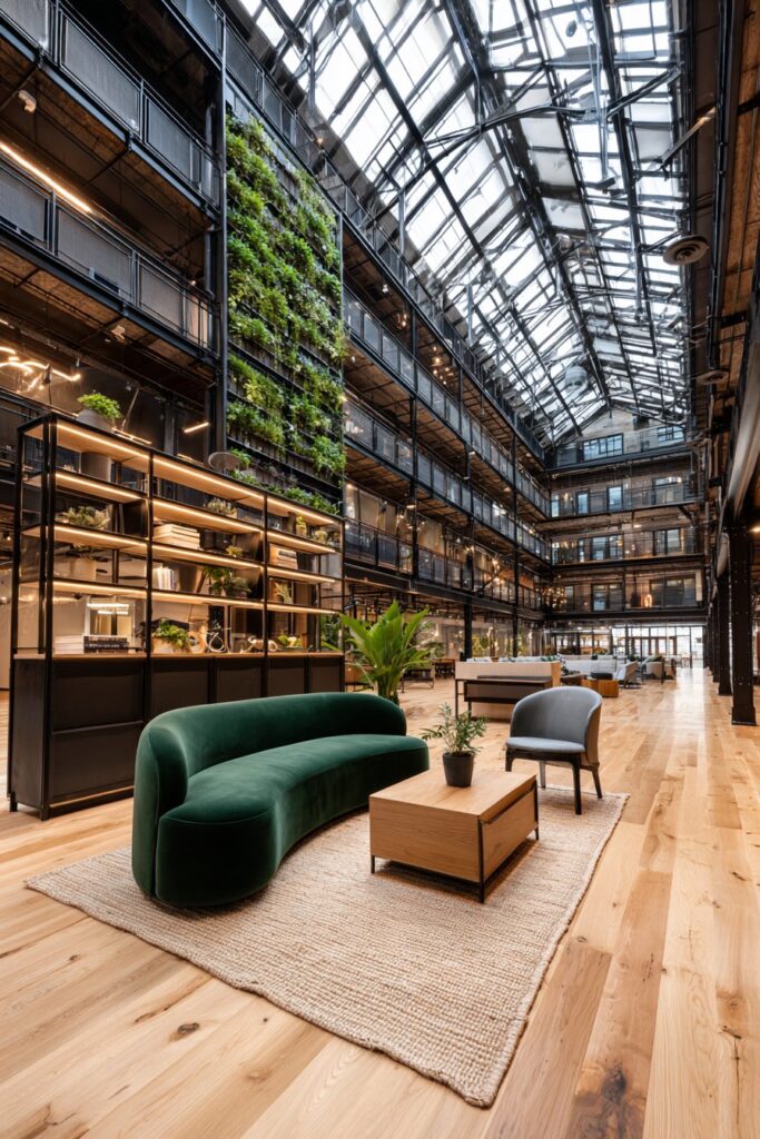 Biophilic Design with Living Plant Wall